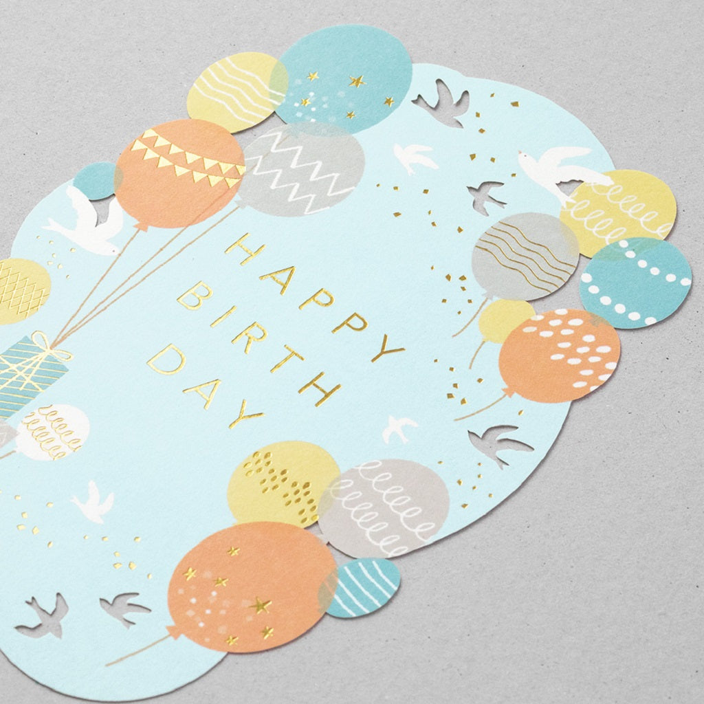 Balloons Birthday Notecard