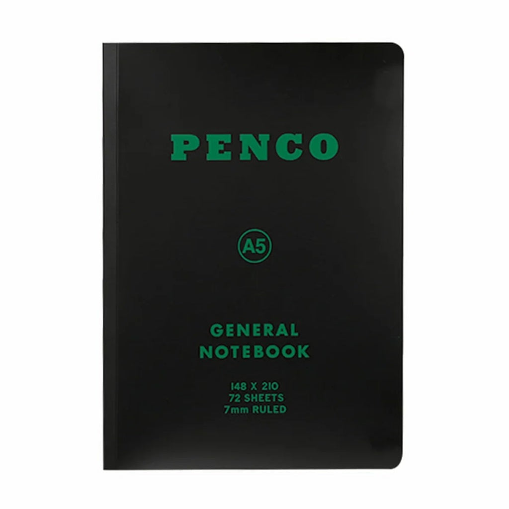 Black A5 General Notebook