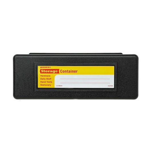 Black Storage Container Pen Case