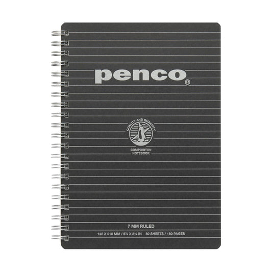 Black Wirebound Notebook