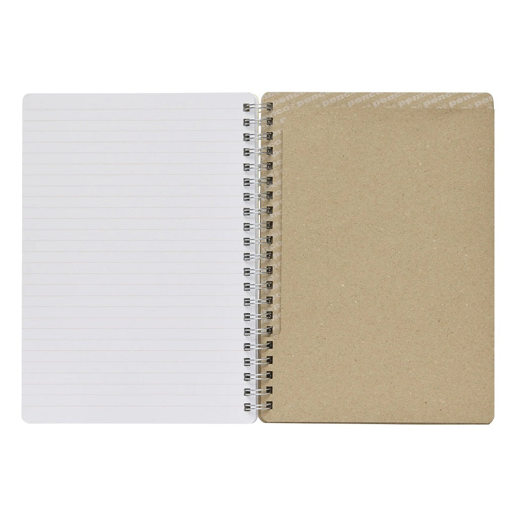 Yellow Wirebound Notebook