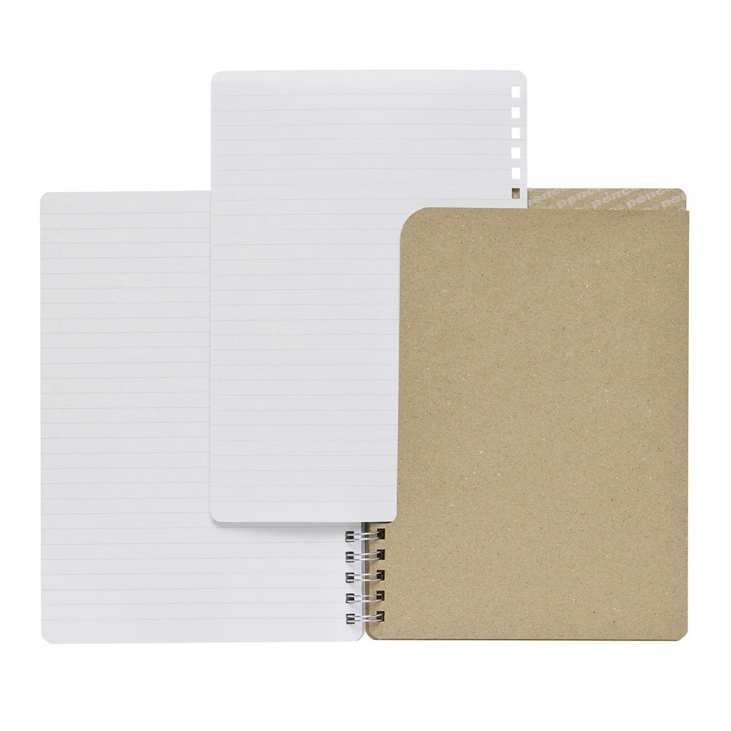 Yellow Wirebound Notebook