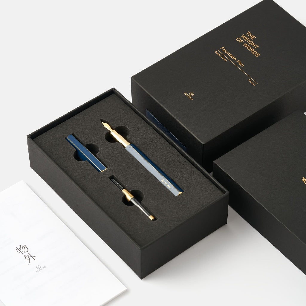 Blue Revolve Fountain Pen