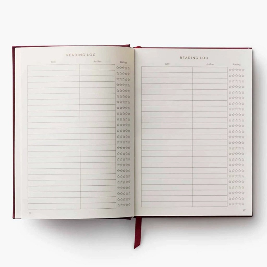 Book Club Embroidered Book Journal