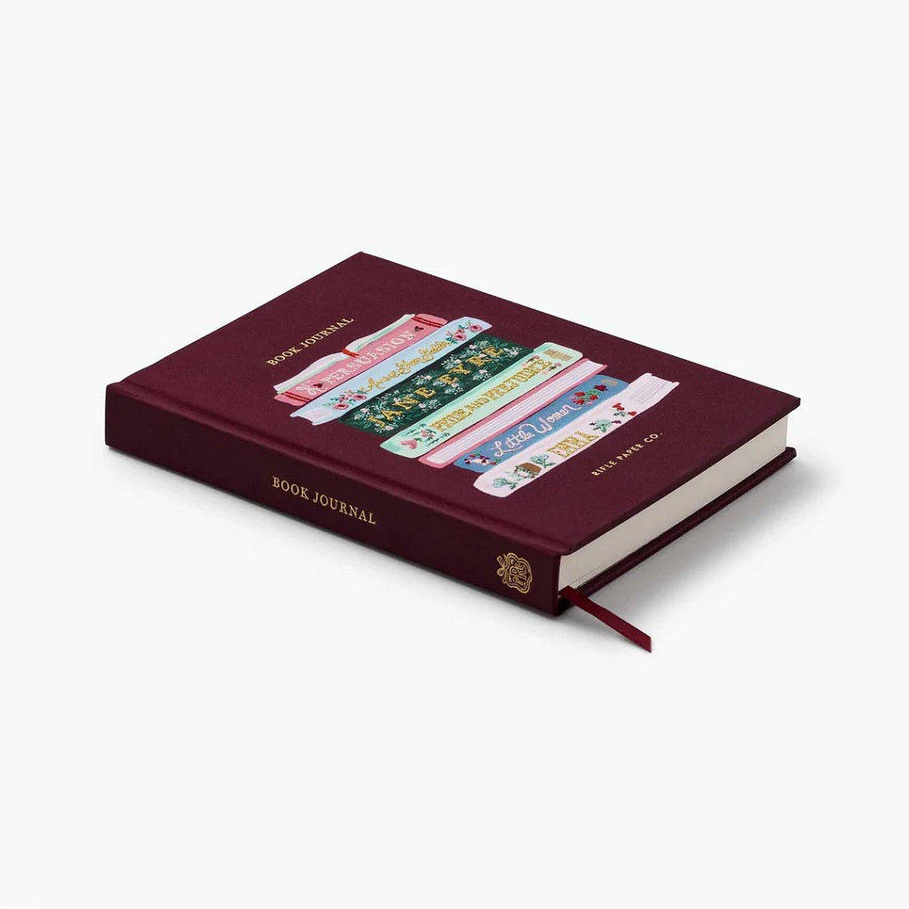 Book Club Embroidered Book Journal