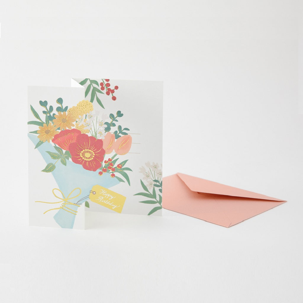 Bouquet Birthday Card