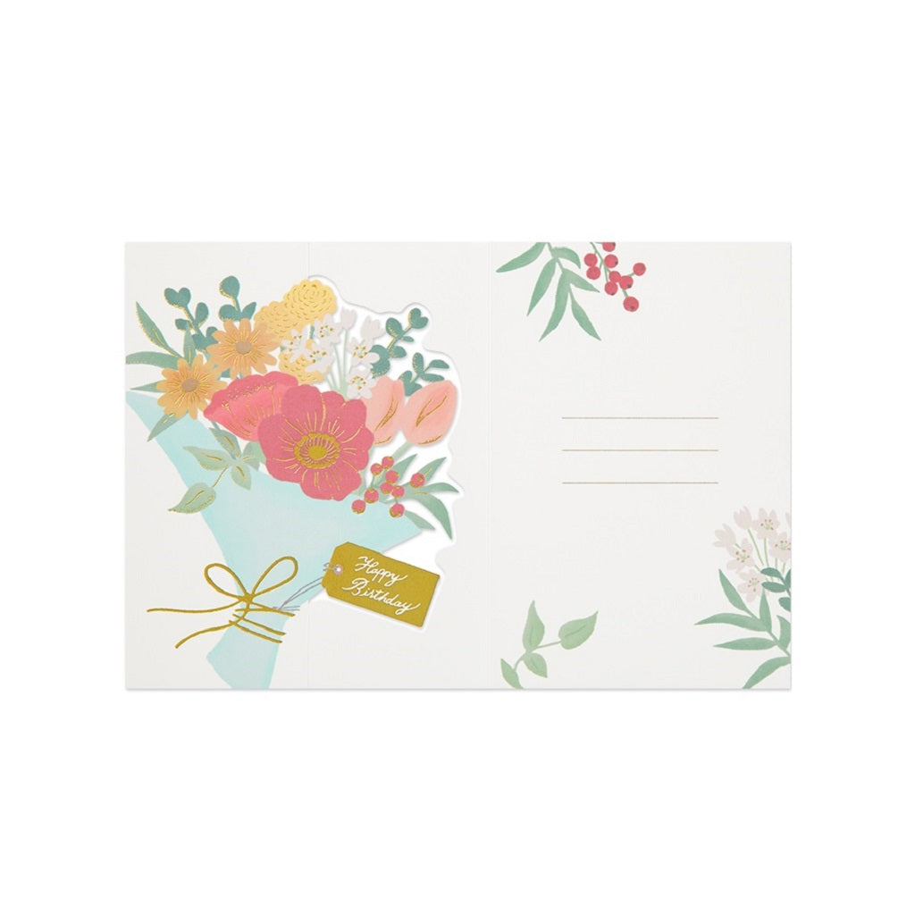Bouquet Birthday Card