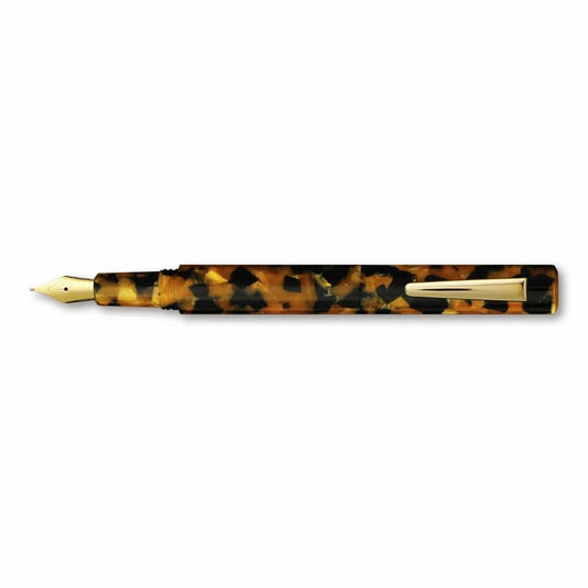 Brown Marbled Pocket Fountain Pen