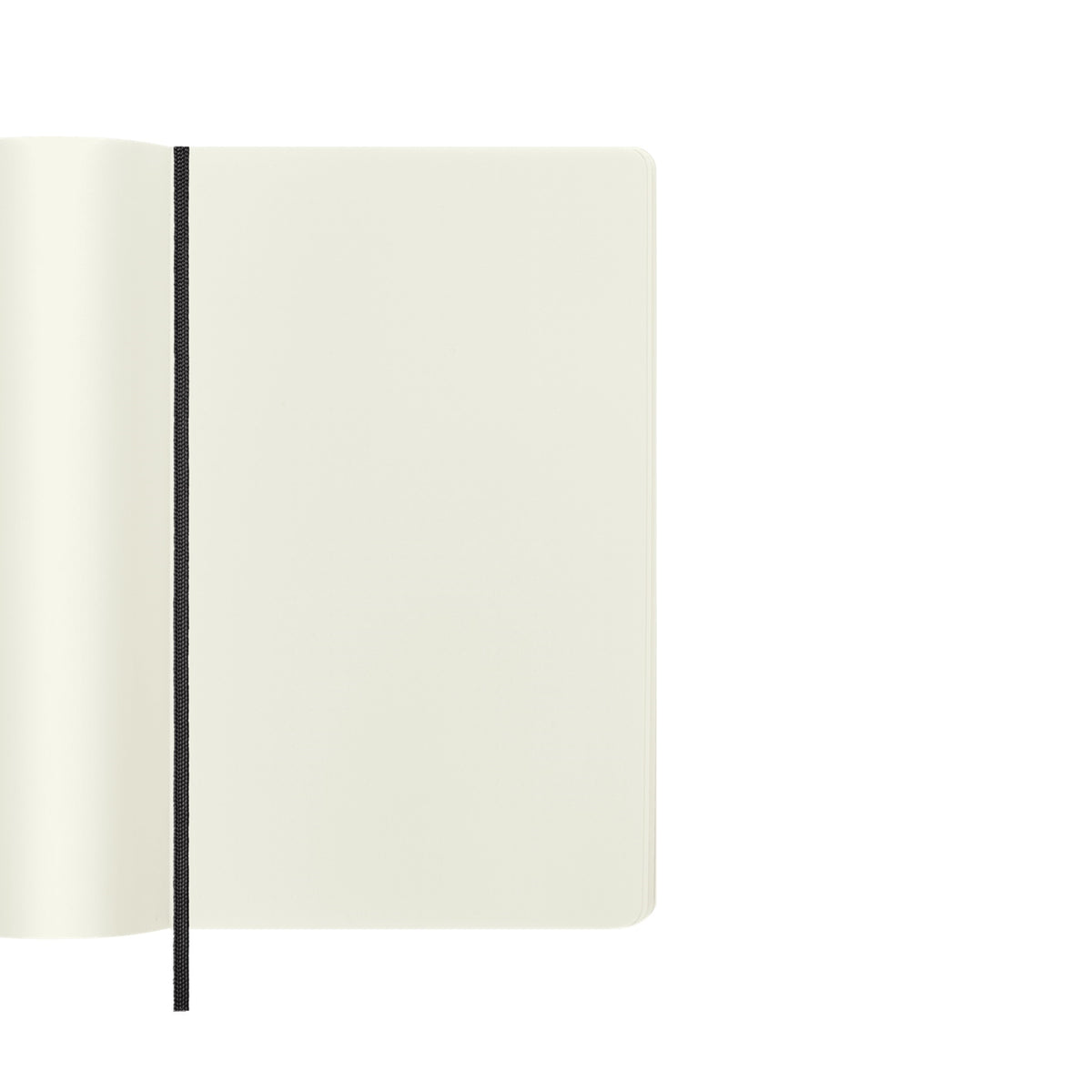 Classic Black Plain Large Notebook