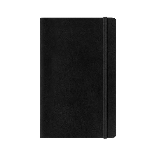 Classic Black Dot Grid Large Notebook