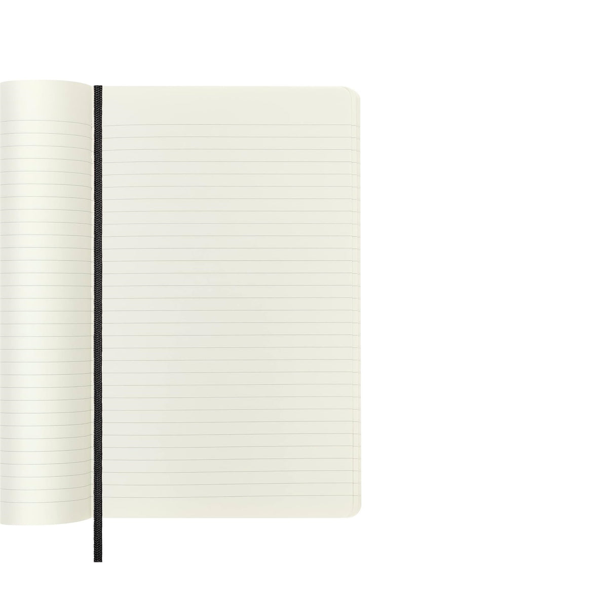 Classic Black Ruled Large Notebook