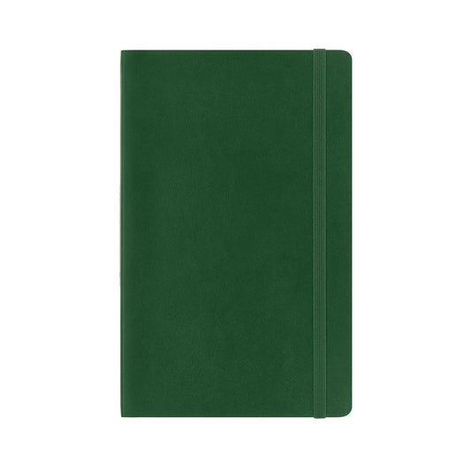 Classic Myrtle Green Plain Large Notebook