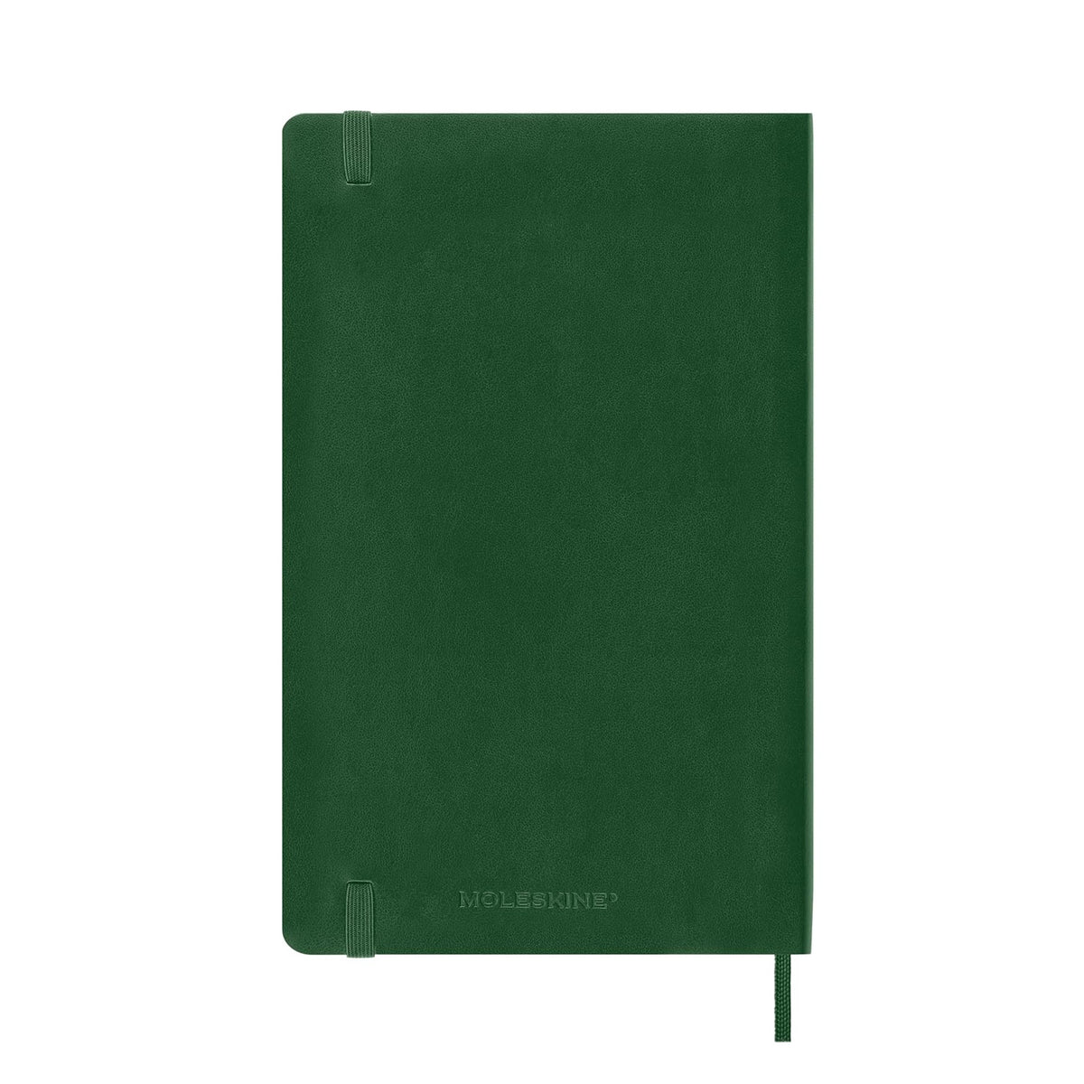 Classic Myrtle Green Plain Large Notebook