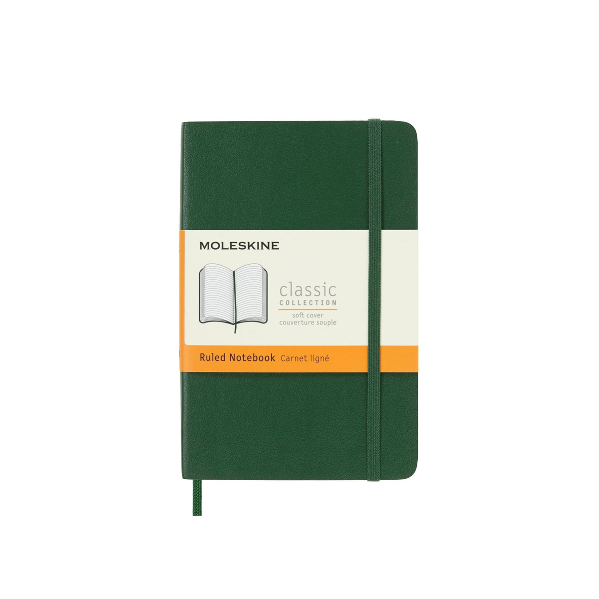 Classic Myrtle Green Ruled Pocket Notebook