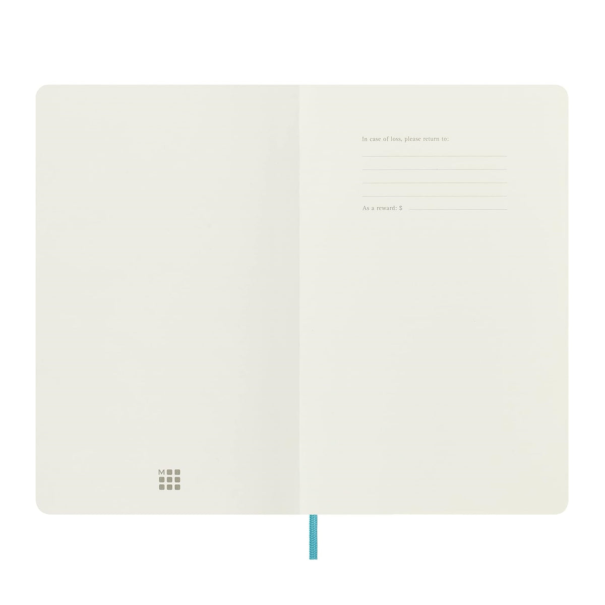 Classic Reef Blue Ruled Large Notebook