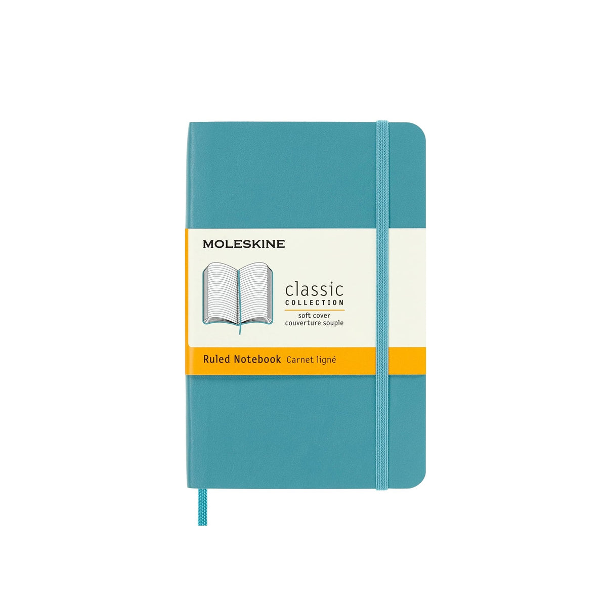 Classic Reef Blue Ruled Pocket Notebook