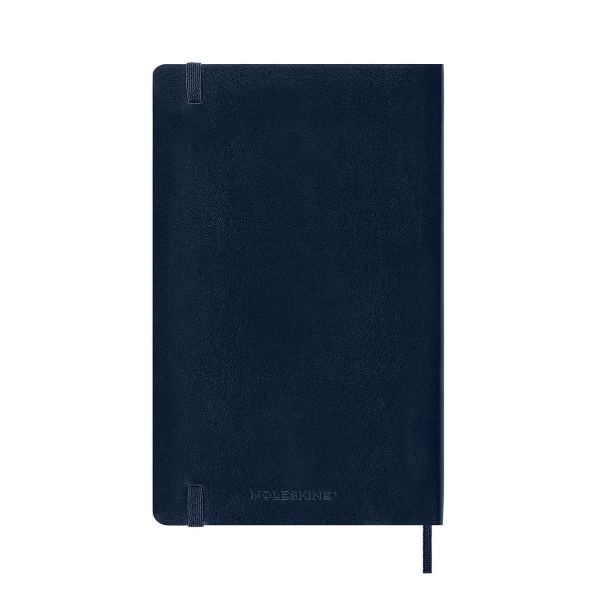 Classic Sapphire Blue Plain Large Notebook