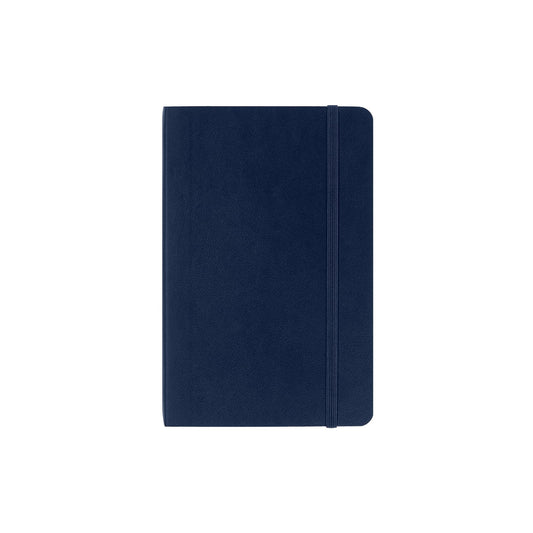 Classic Sapphire Blue Ruled Pocket Notebook