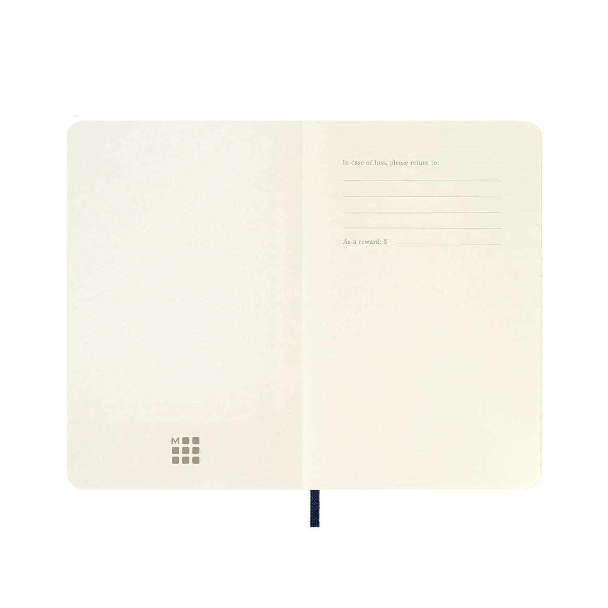 Classic Sapphire Blue Ruled Pocket Notebook
