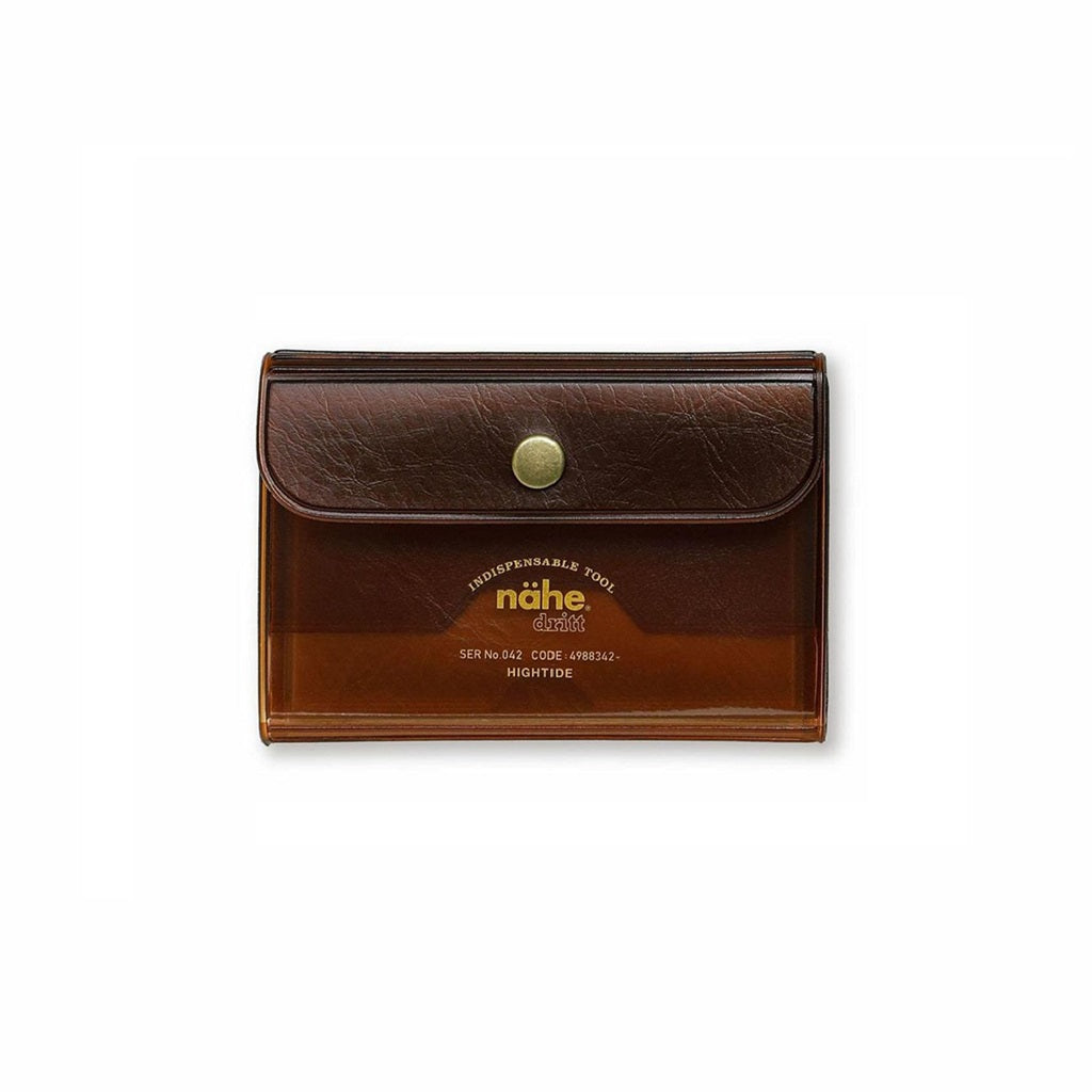 Clear Brown Card Case
