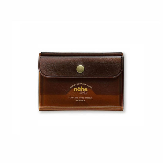 Clear Brown Card Case
