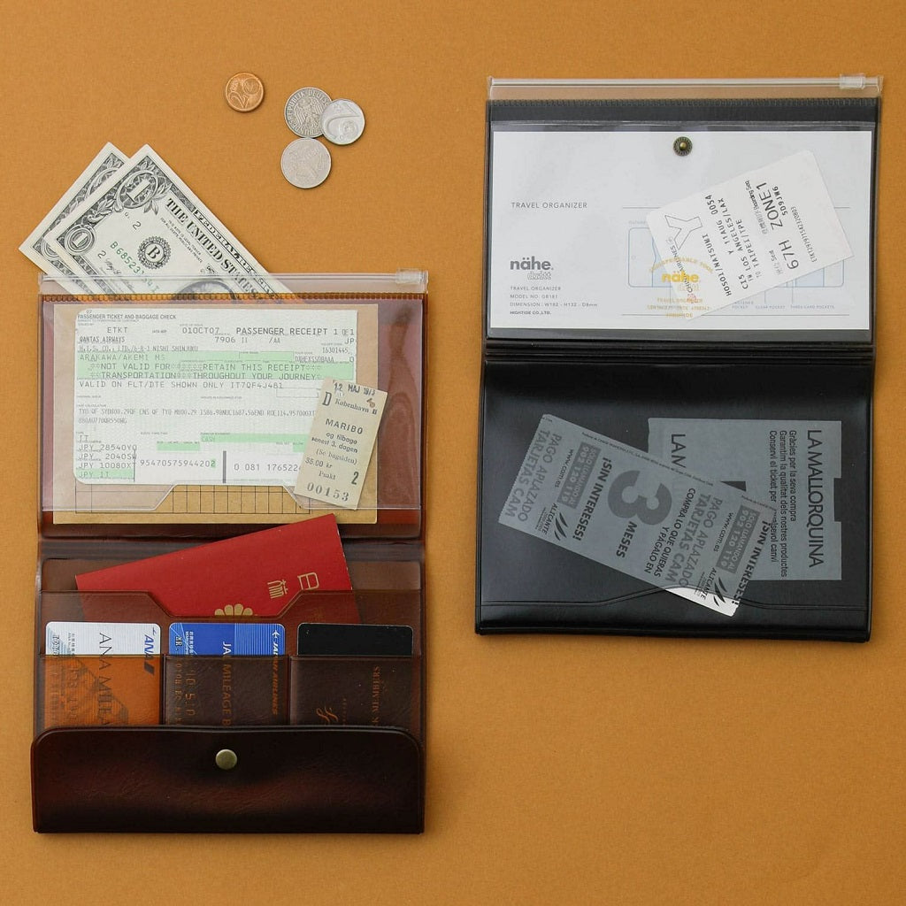 Clear Grey Travel Organizer