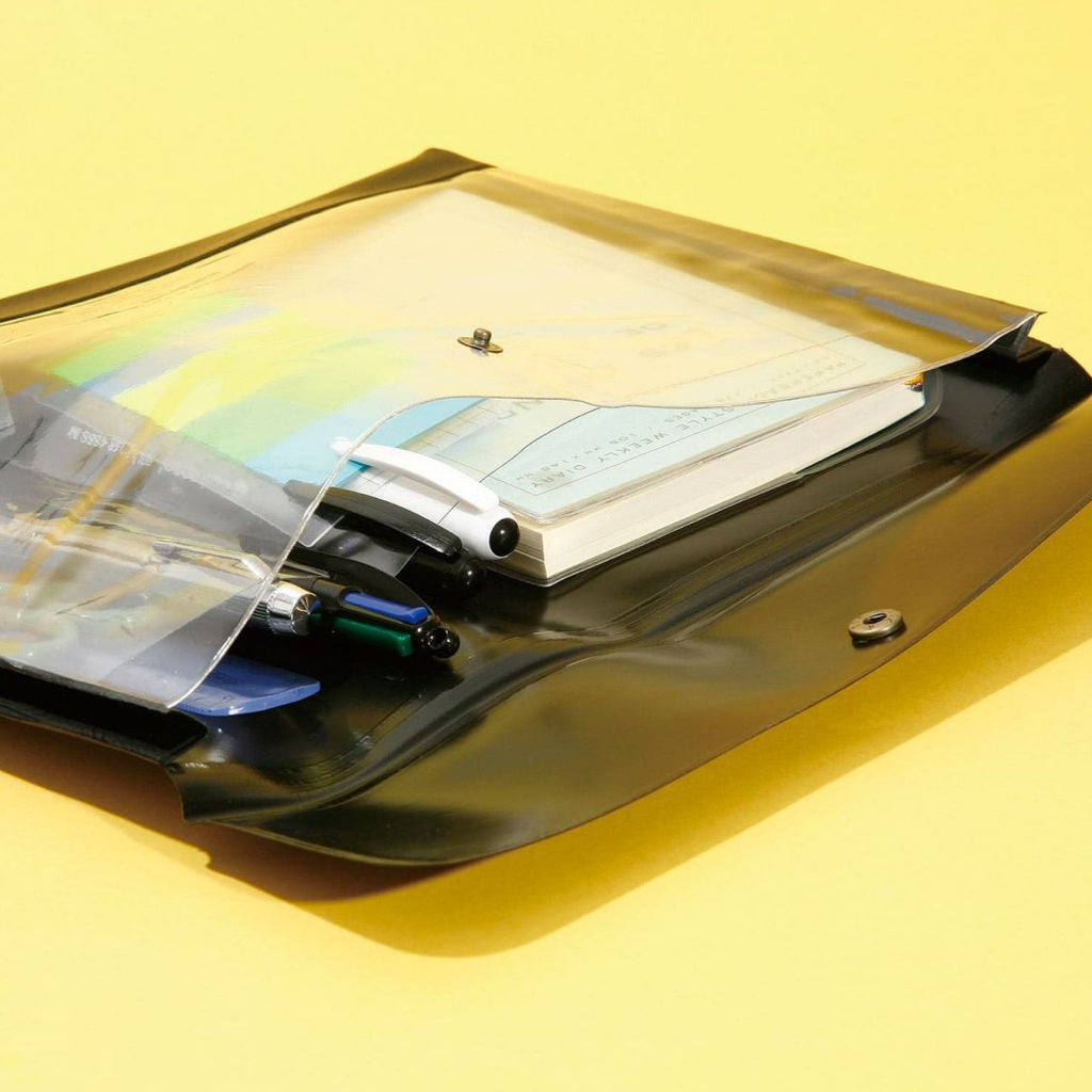 Clear Grey A4 Document Case