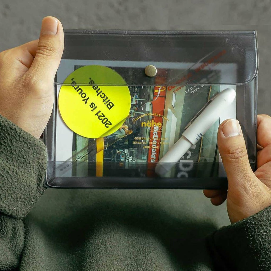 Clear Grey A6 Pocket Case