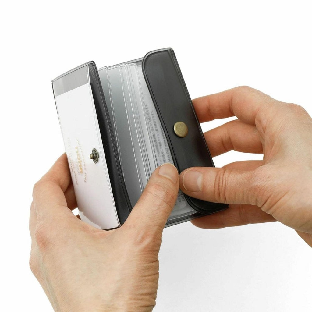 Clear Grey Card Case