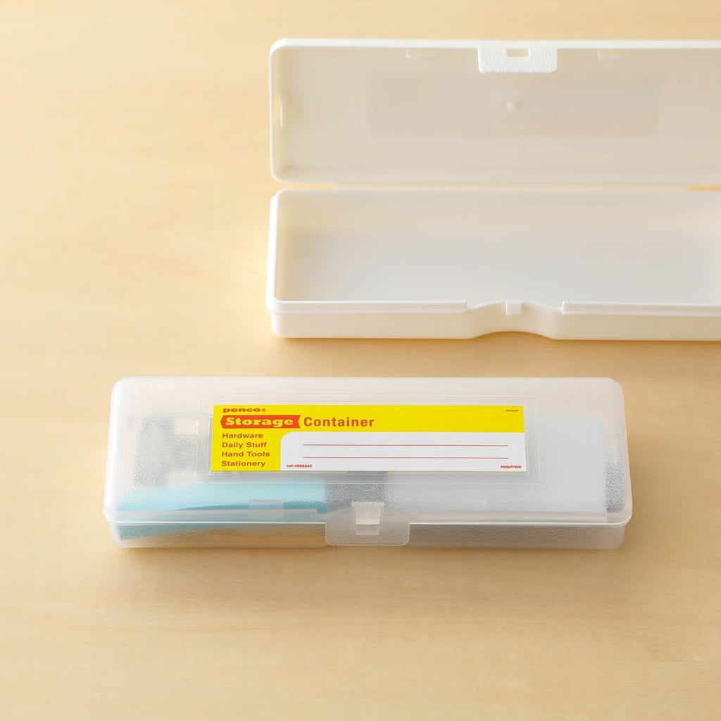 Clear Storage Container Pen Case