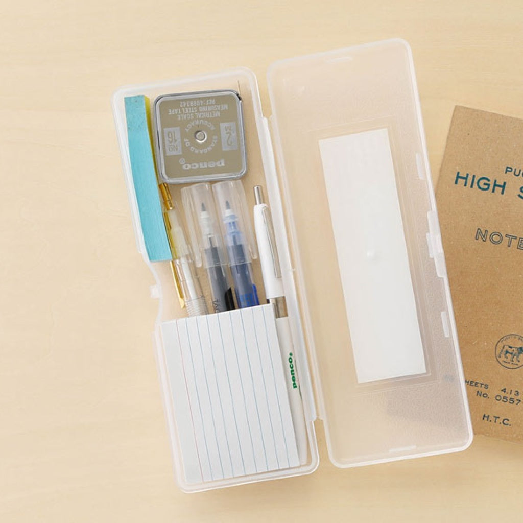 Clear Storage Container Pen Case