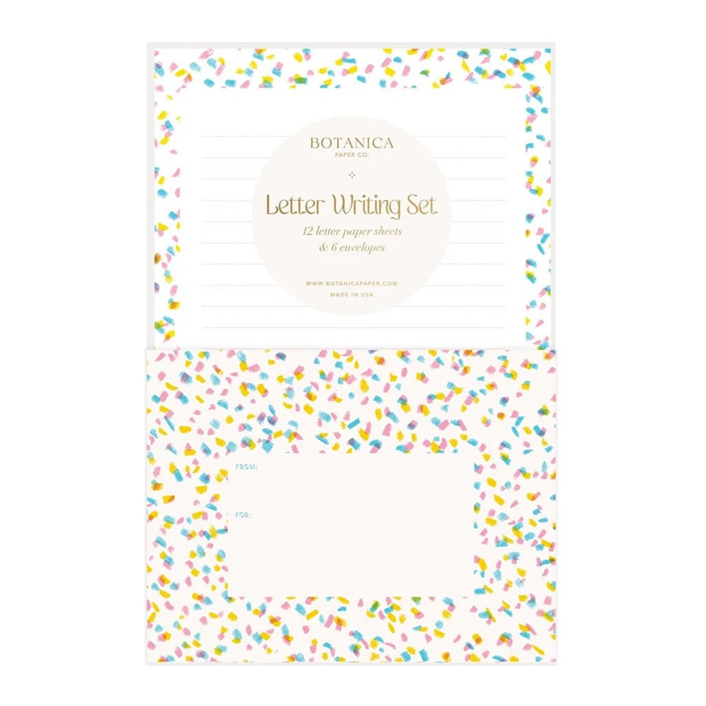 Confetti Letter Writing Set