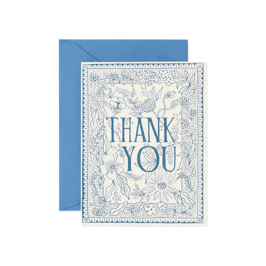 Delft Thank You Card