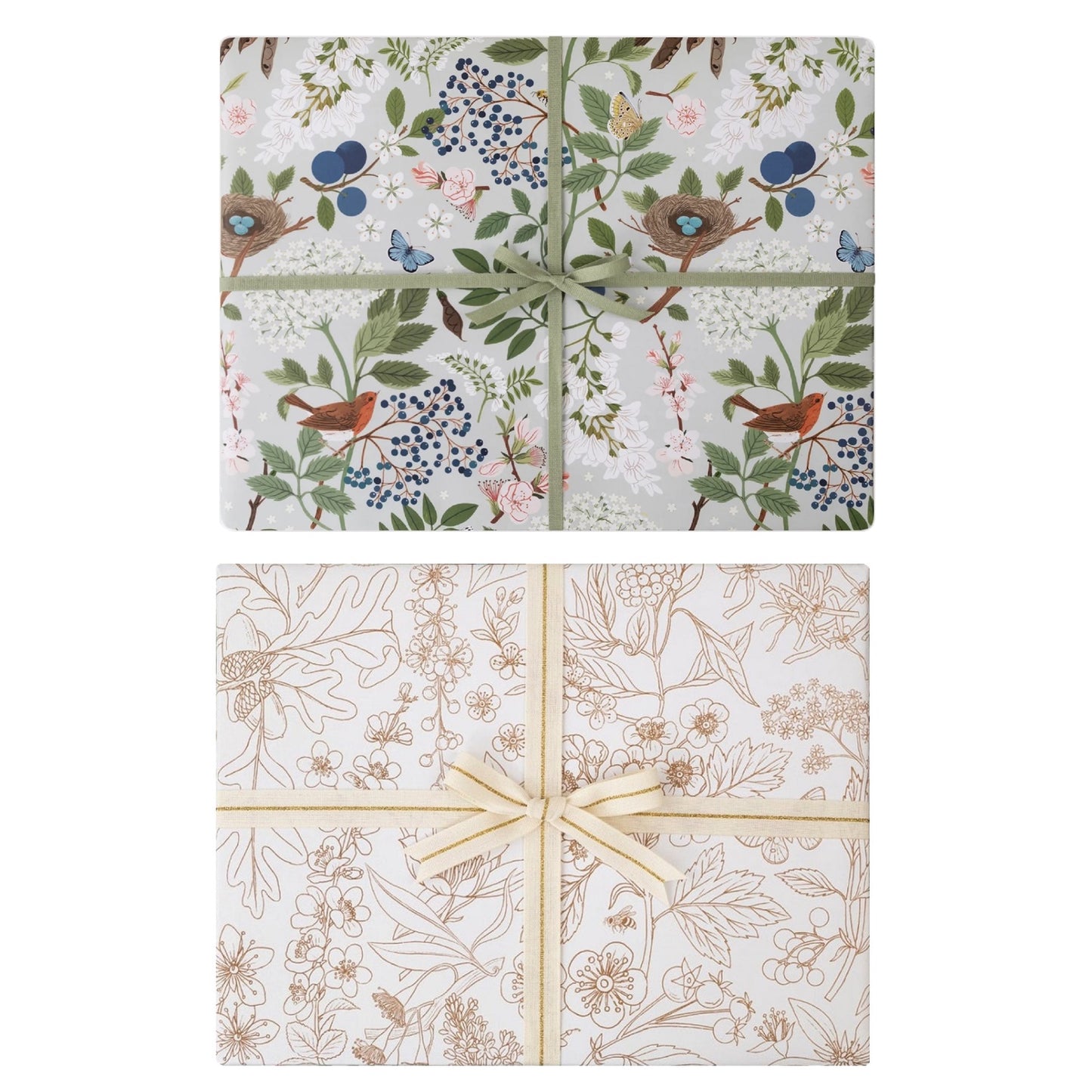 Flowering Trees Double Sided Wrapping Sheets