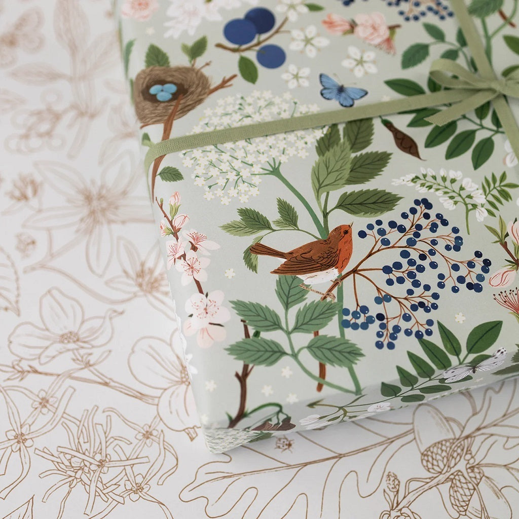 Flowering Trees Double Sided Wrapping Sheets
