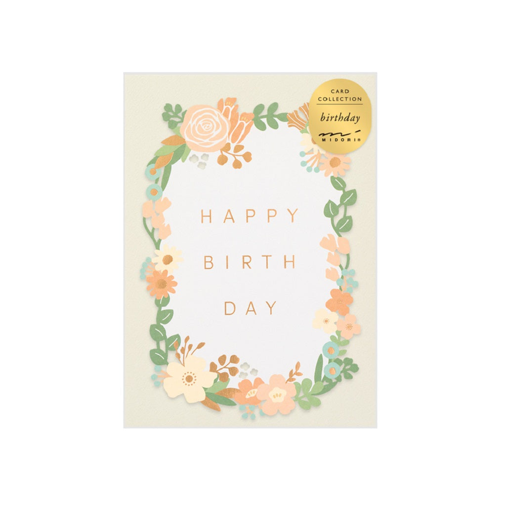 Flowers Birthday Notecard