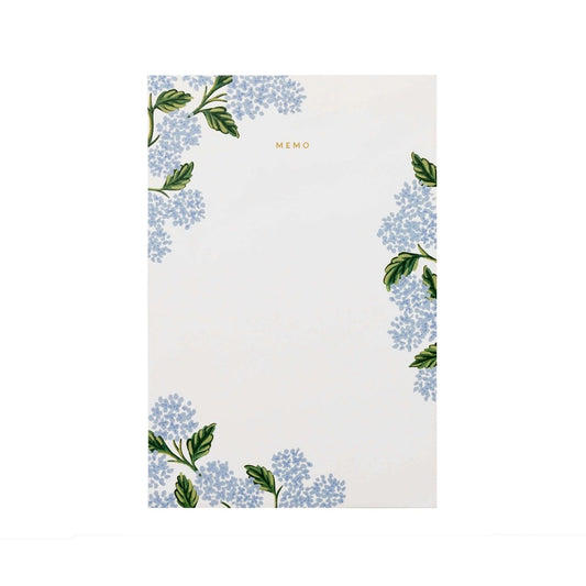 Hydrangea Memo Pad