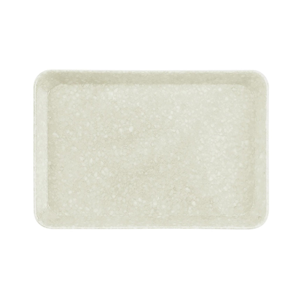 Ivory Marbled Large Desk Tray
