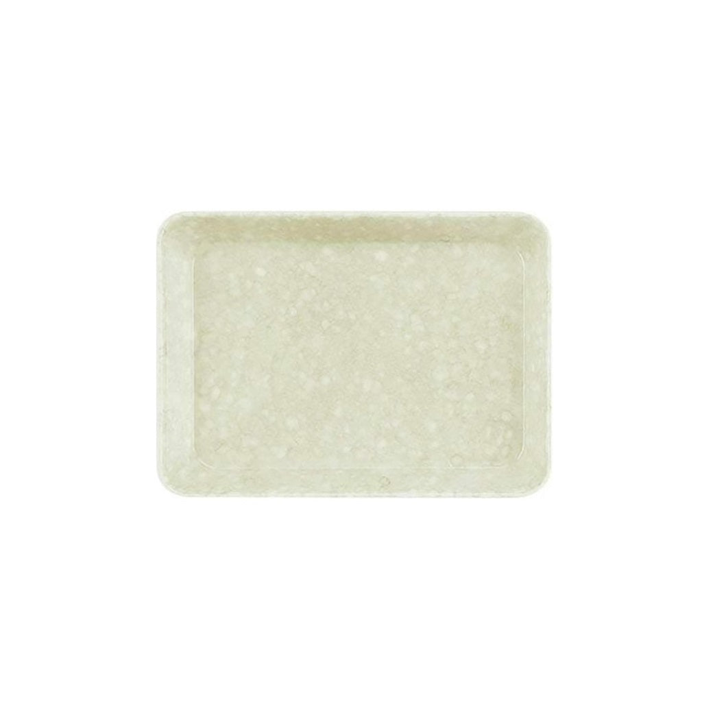 Ivory Marbled Small Desk Tray