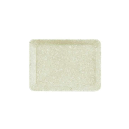 Ivory Marbled Small Desk Tray
