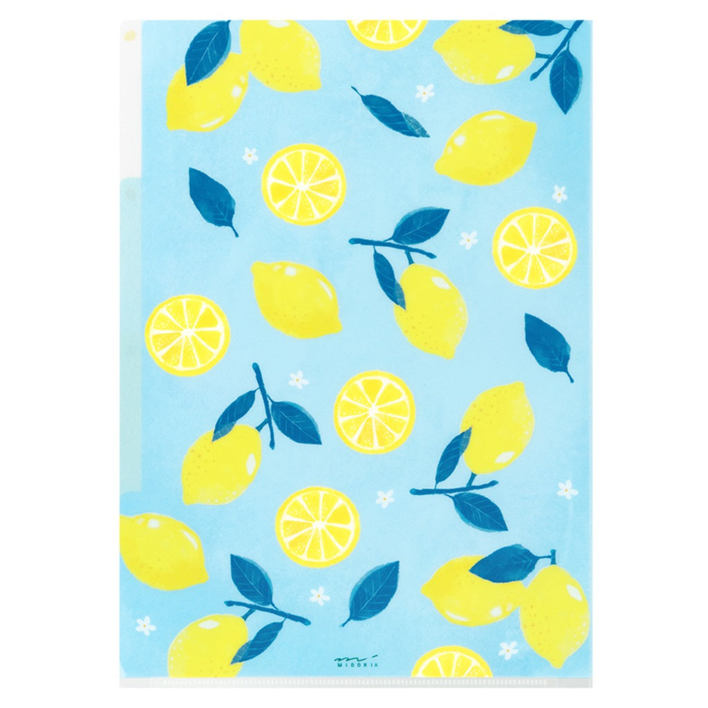 Lemons A4 3-Pockets Folder