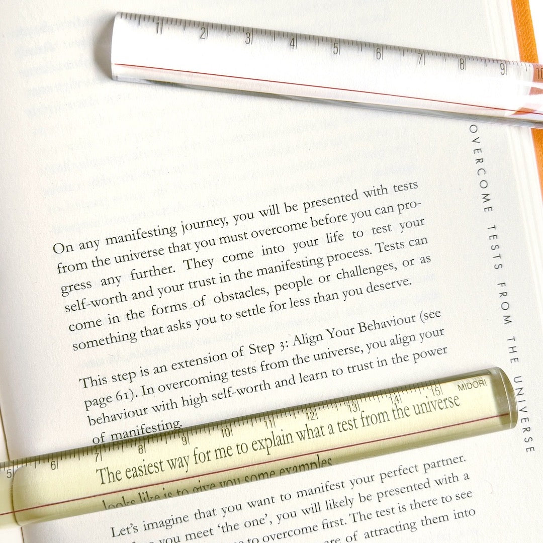Yellow Lens Ruler