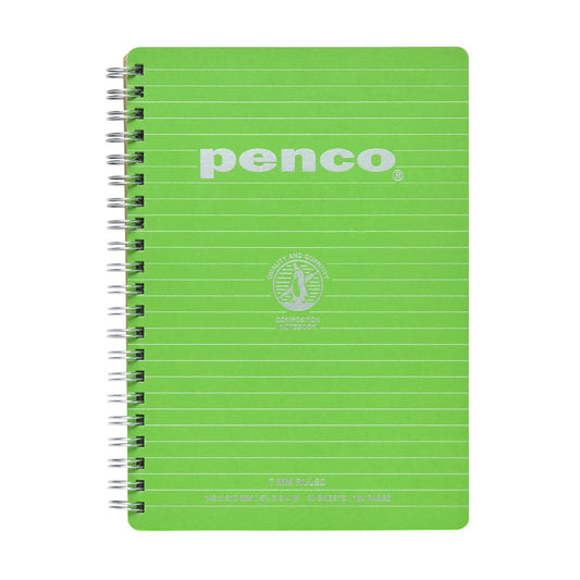 Light Green Wirebound Notebook