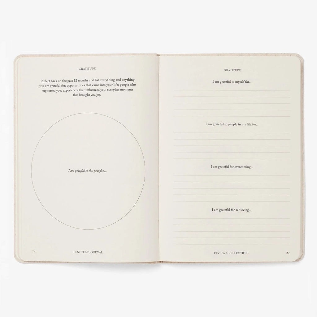 Black Best Year Essentials Journal