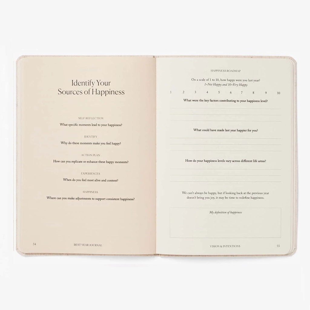 Black Best Year Essentials Journal