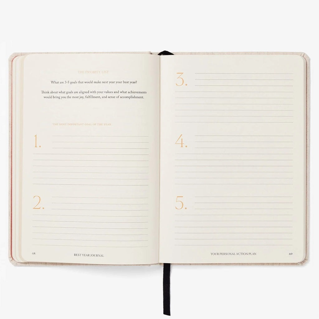 Linen Best Year Journal