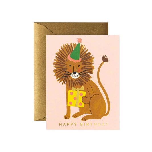 Lion Birthday Card