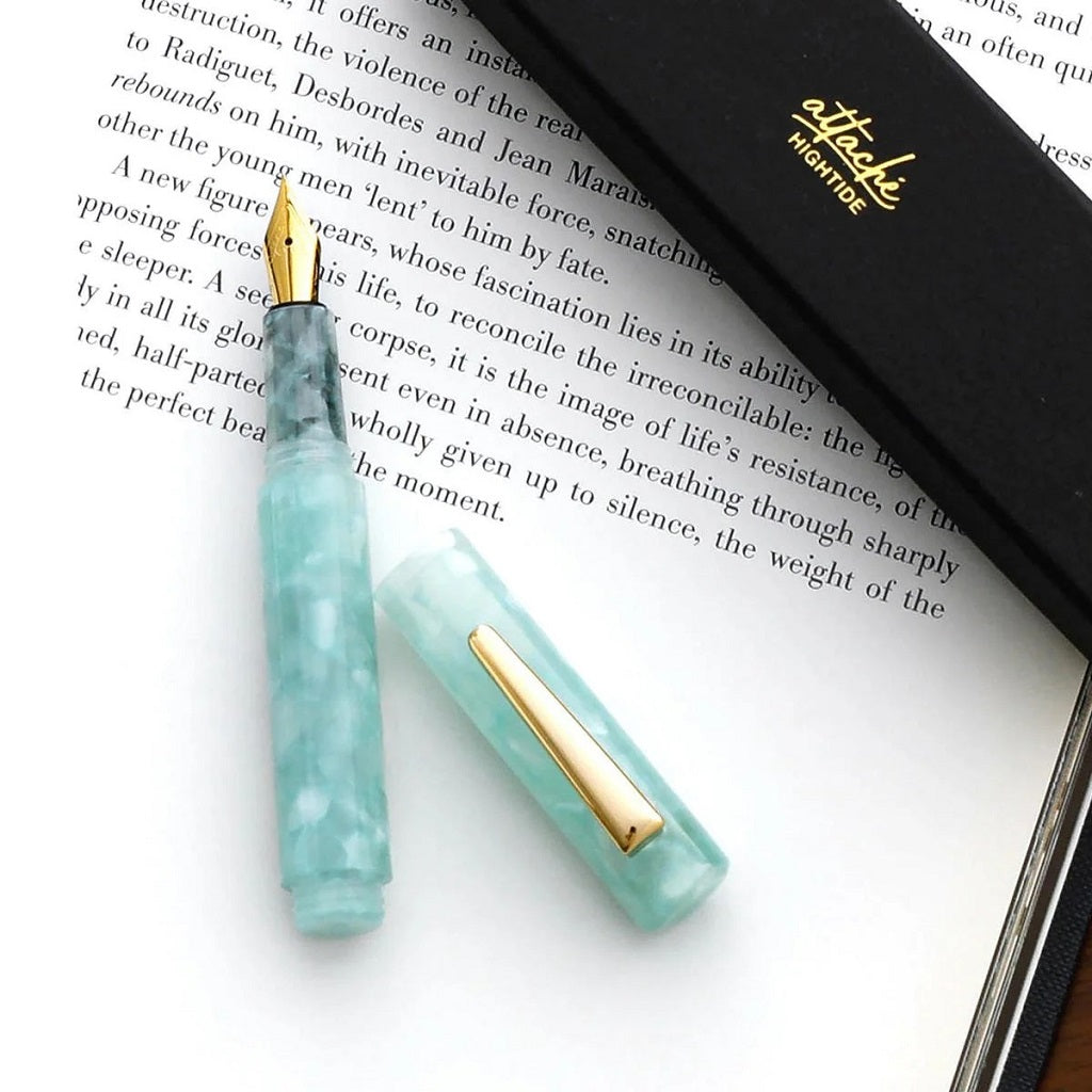 Mint Marbled Pocket Fountain Pen