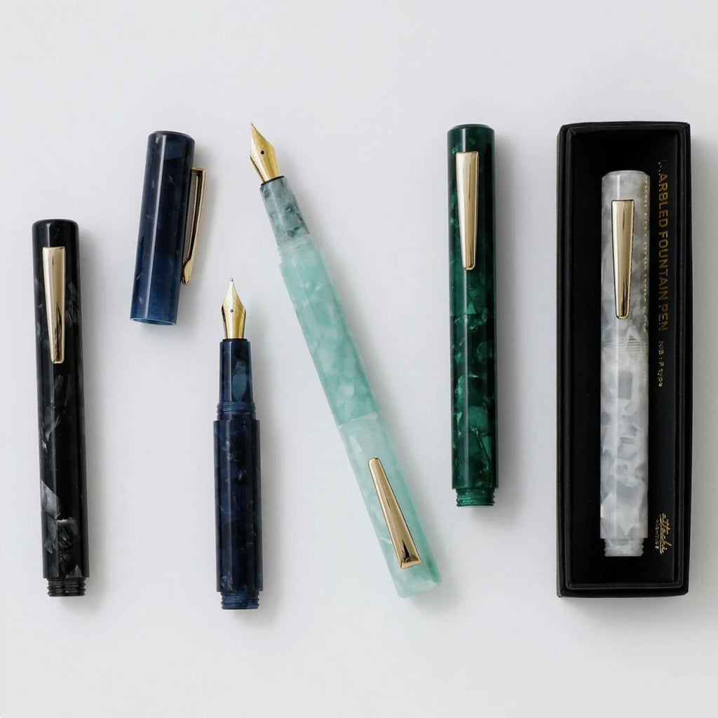 Mint Marbled Pocket Fountain Pen