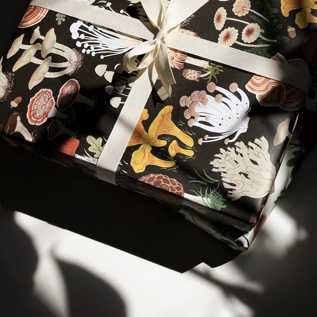 Mushrooms Double Sided Wrapping Sheets